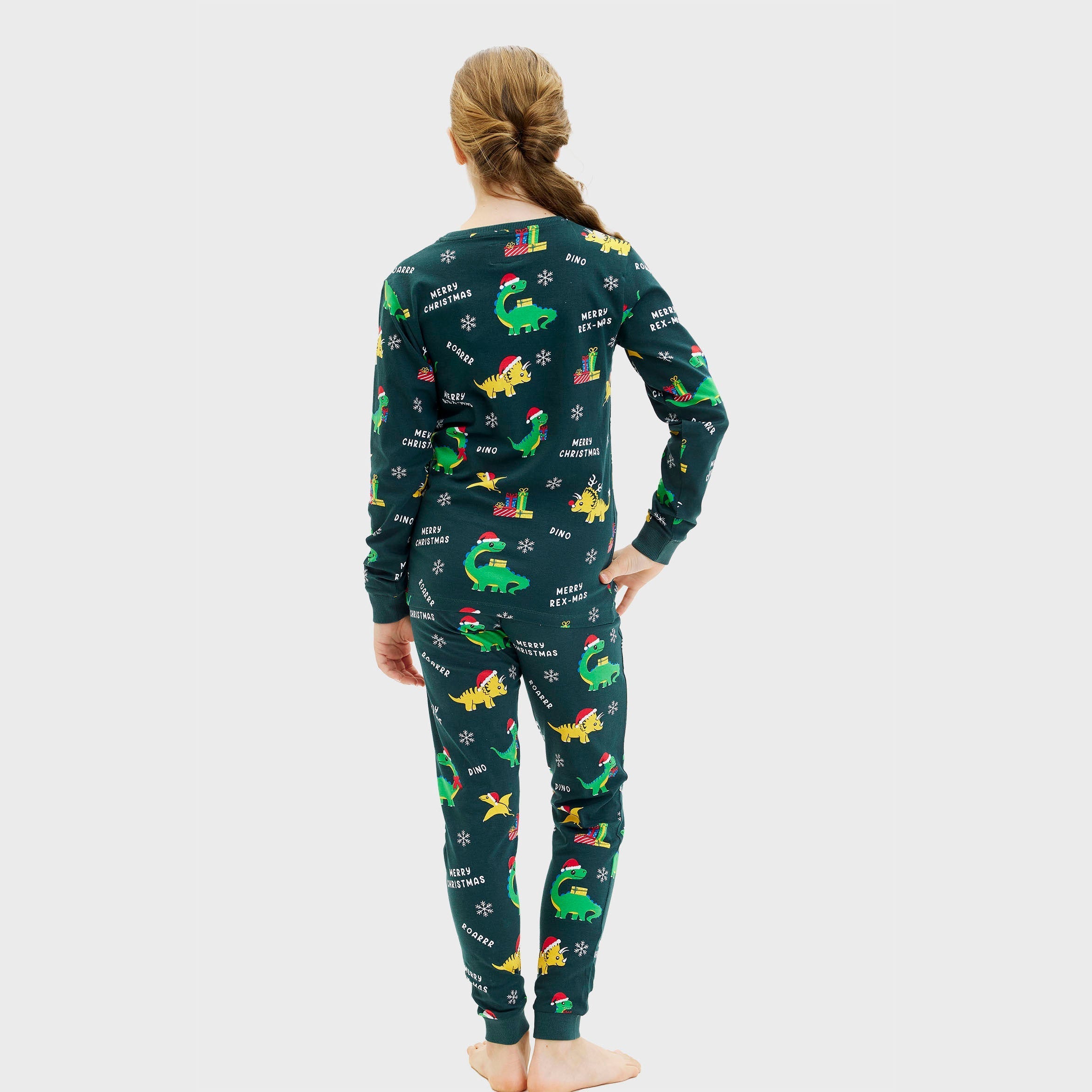 Dino Kerst pyjama - Kinderen.